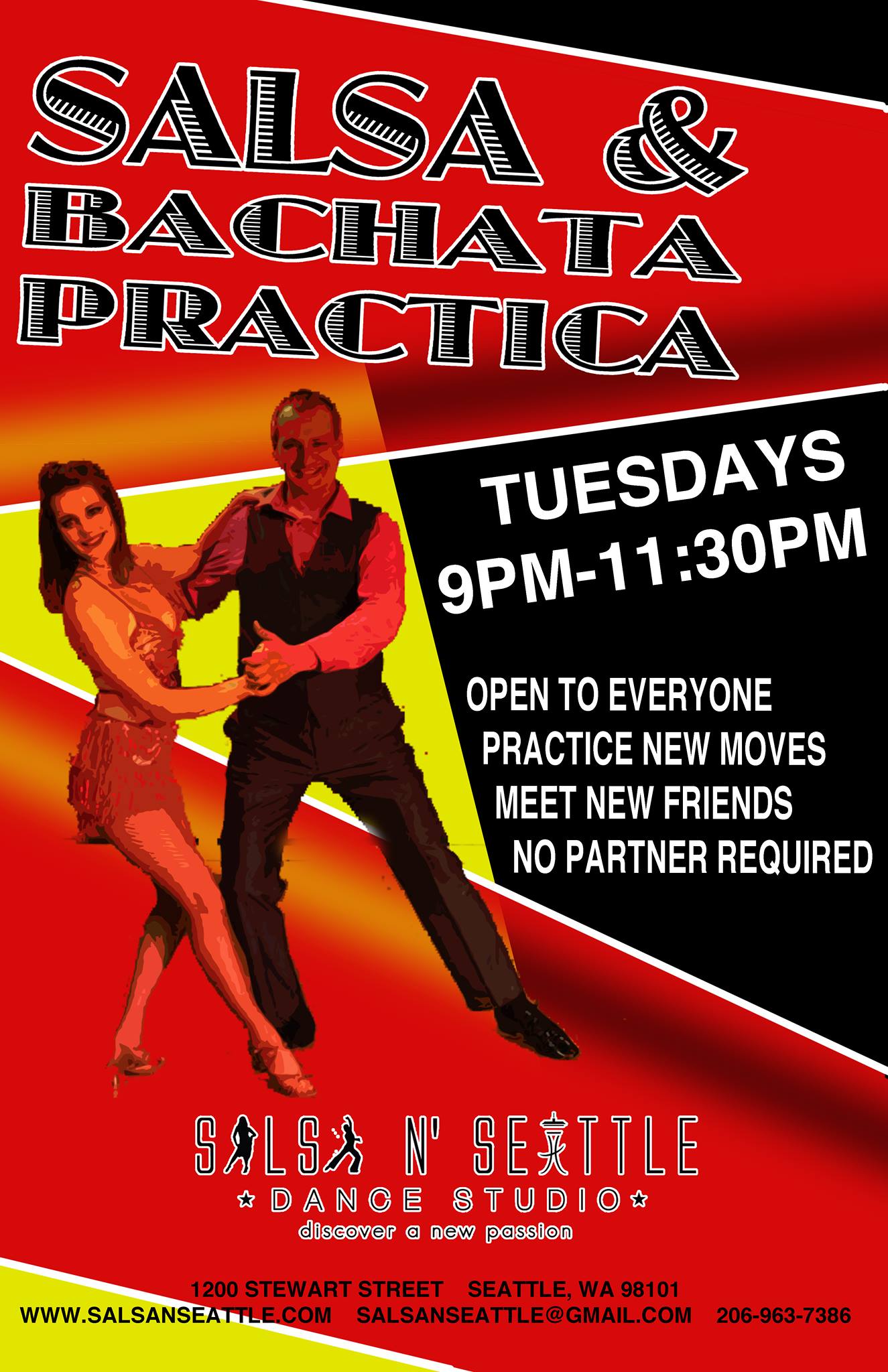 Tuesday Salsa & Bachata Practica