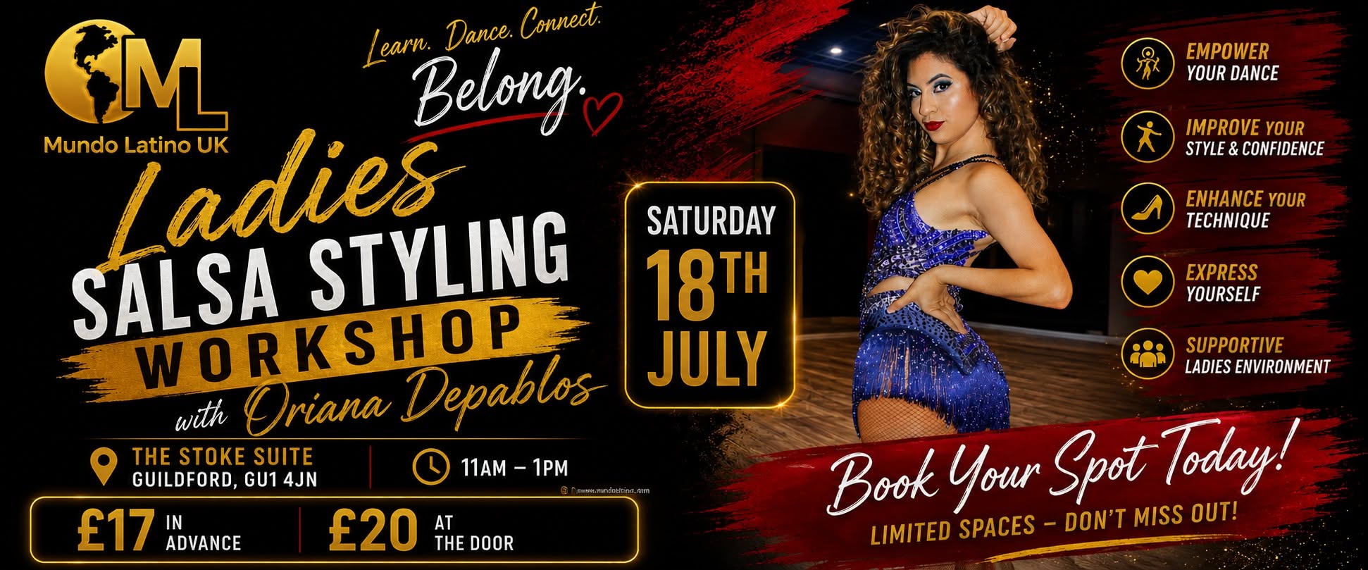 Ladies Styling Salsa Workshop Ft. Instructor: Ori Depablos