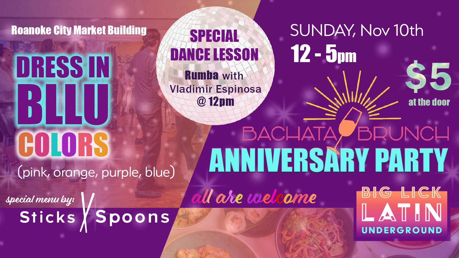 Big Lick Bachata Brunch - 1 Year Anniversary!