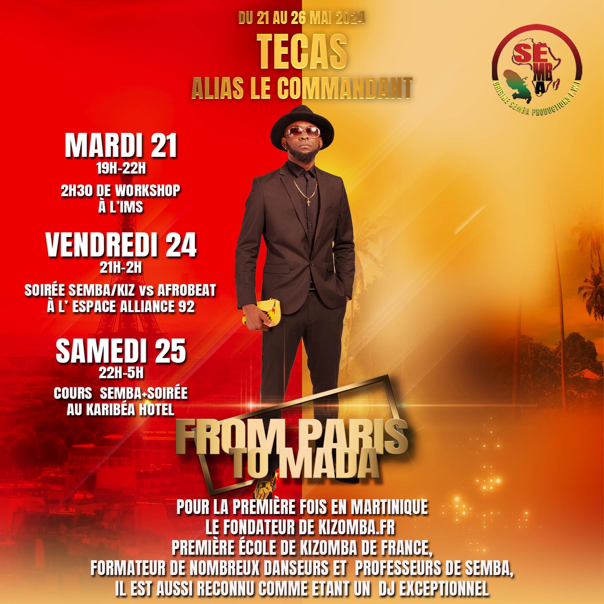 FROM PARIS TO MADA