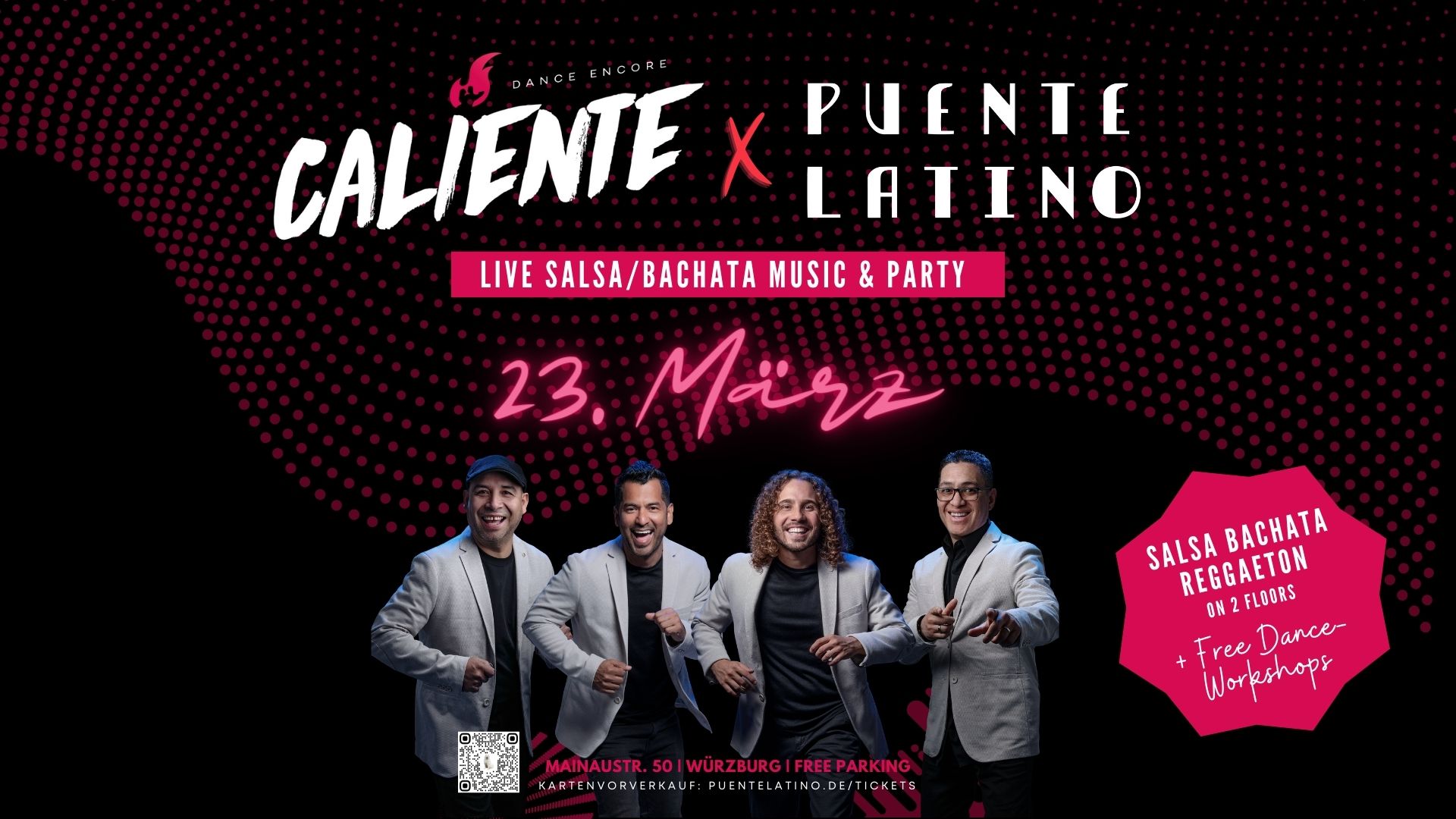 Caliente MEETS Puente Latino - LIVE Salsa&Bachata