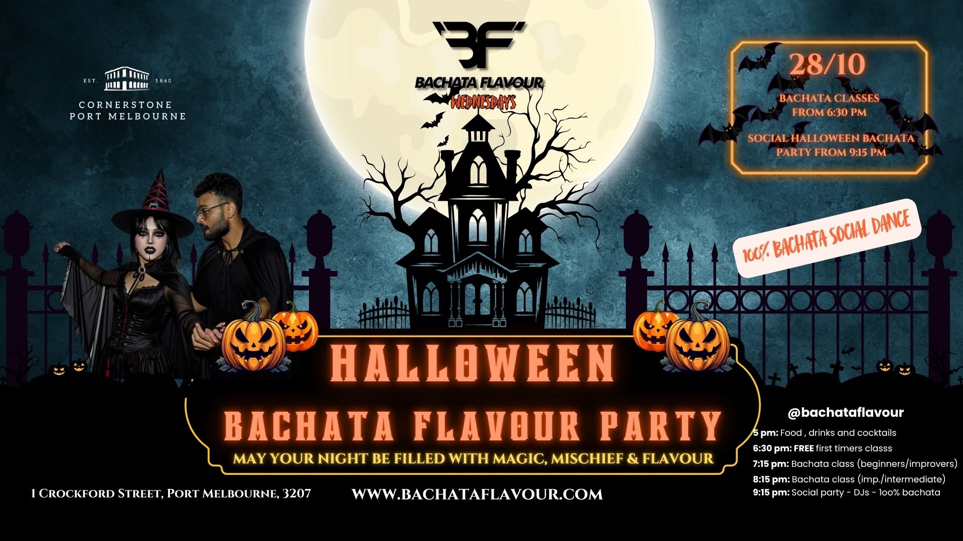 Bachata Flavour Wednesdays - 28 10 🎃 Halloween edition 👻