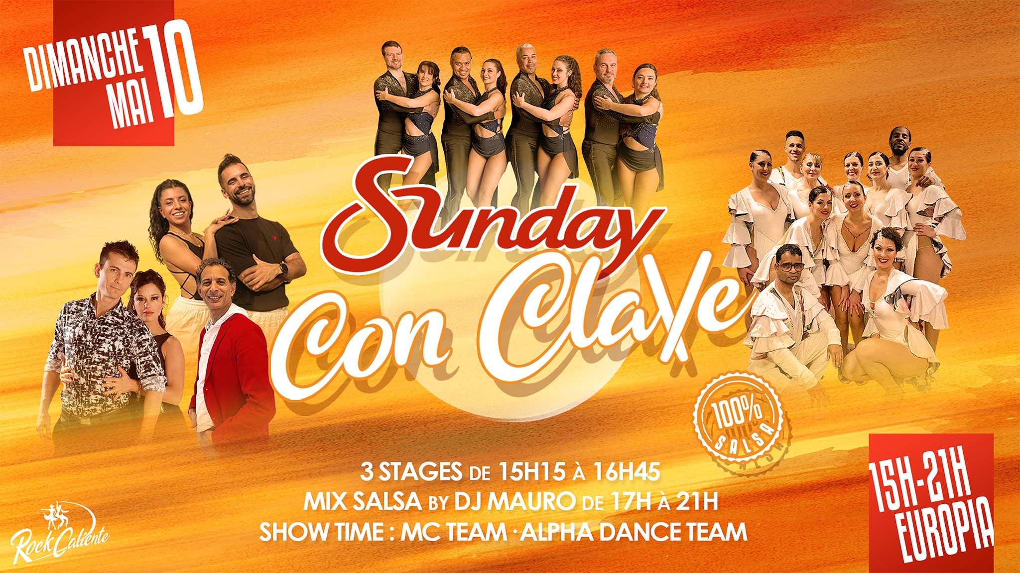 Sunday Con Clave Dimanche 100% SALSA ร Europia