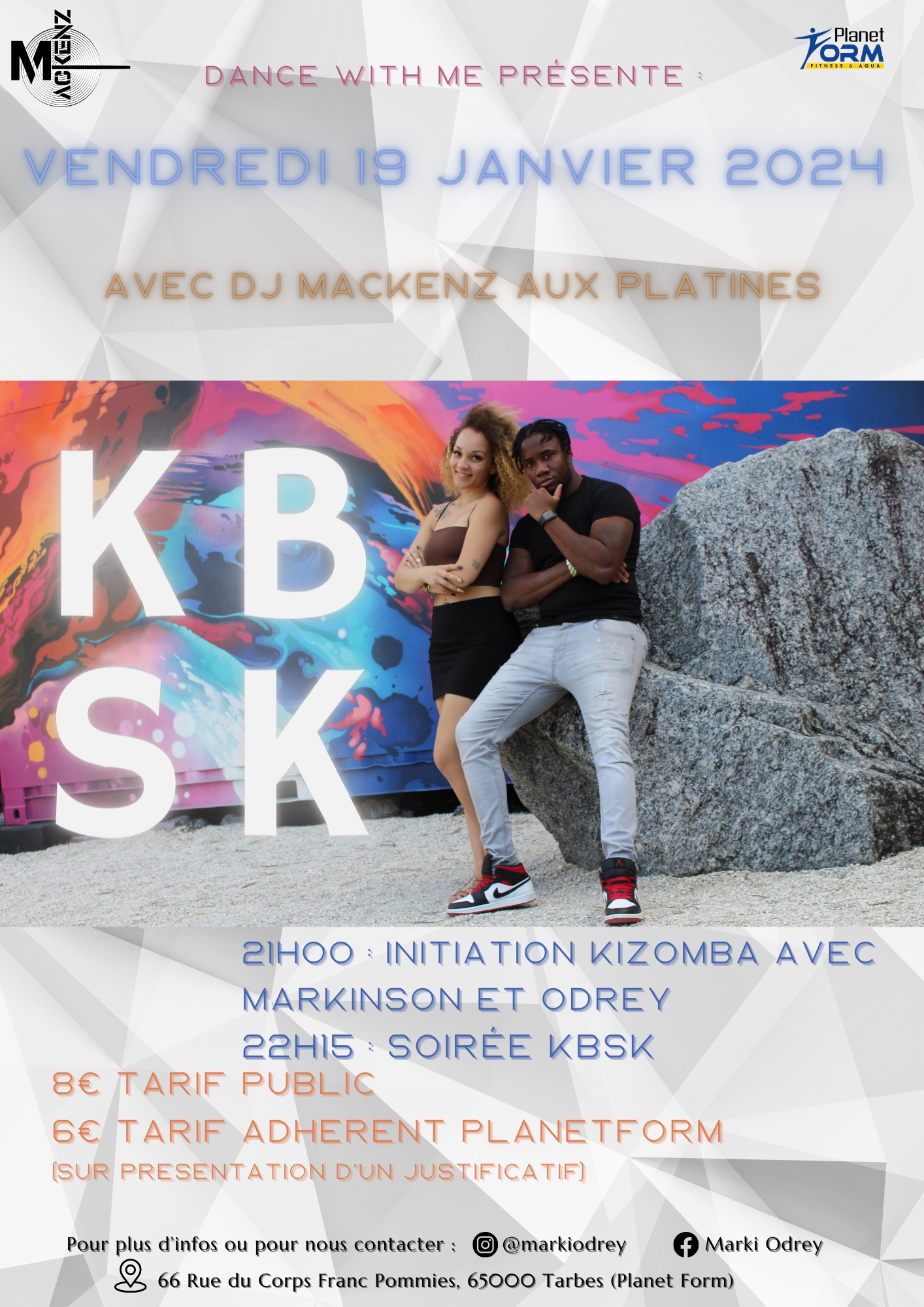 Soirée K.B.S.K. + Initiation Kizomba