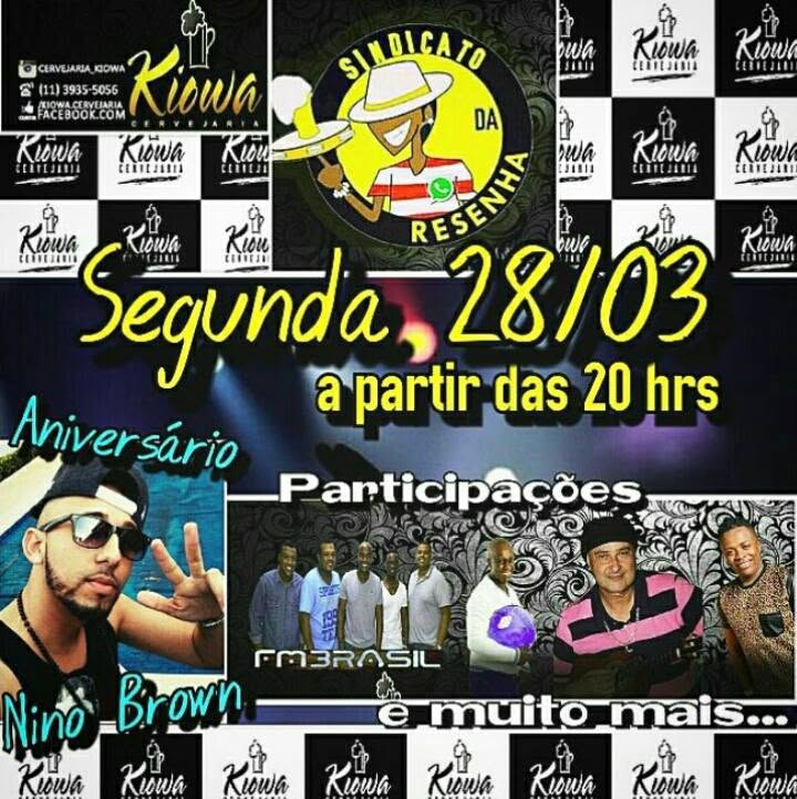 Sindicato Da Resenha Aniversário Do Nino Brown