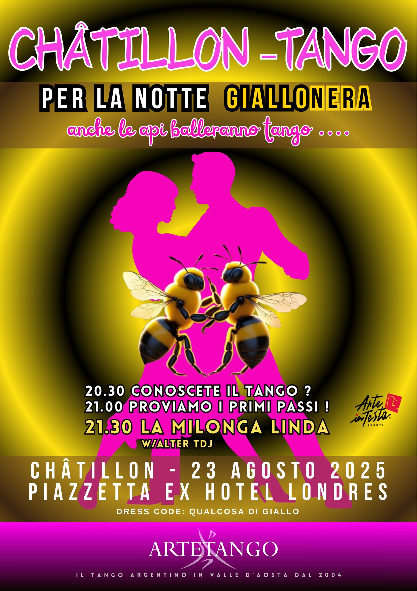 LA MILONGA LINDA e INVITO AL TANGO a Châtillon (AO)- tdj w Alter