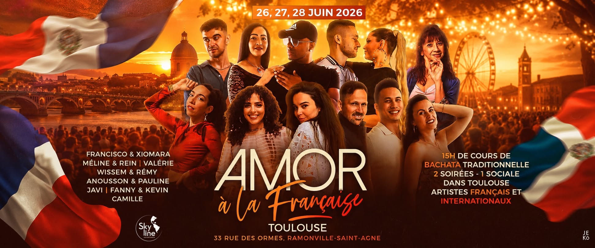 AMOR À LA FRANÇAISE TOULOUSE 🇩🇴❤️ BACHATA TRADITIONAL