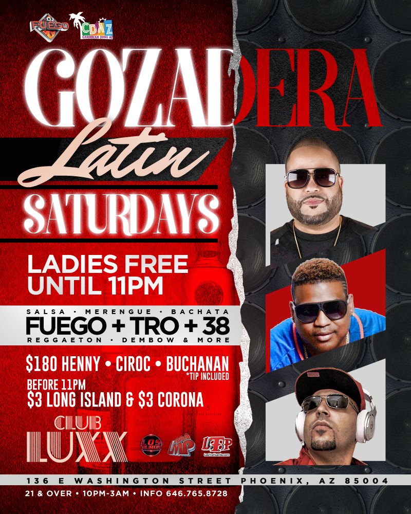 Gozadera Latin Saturdays at Luxx 11 5