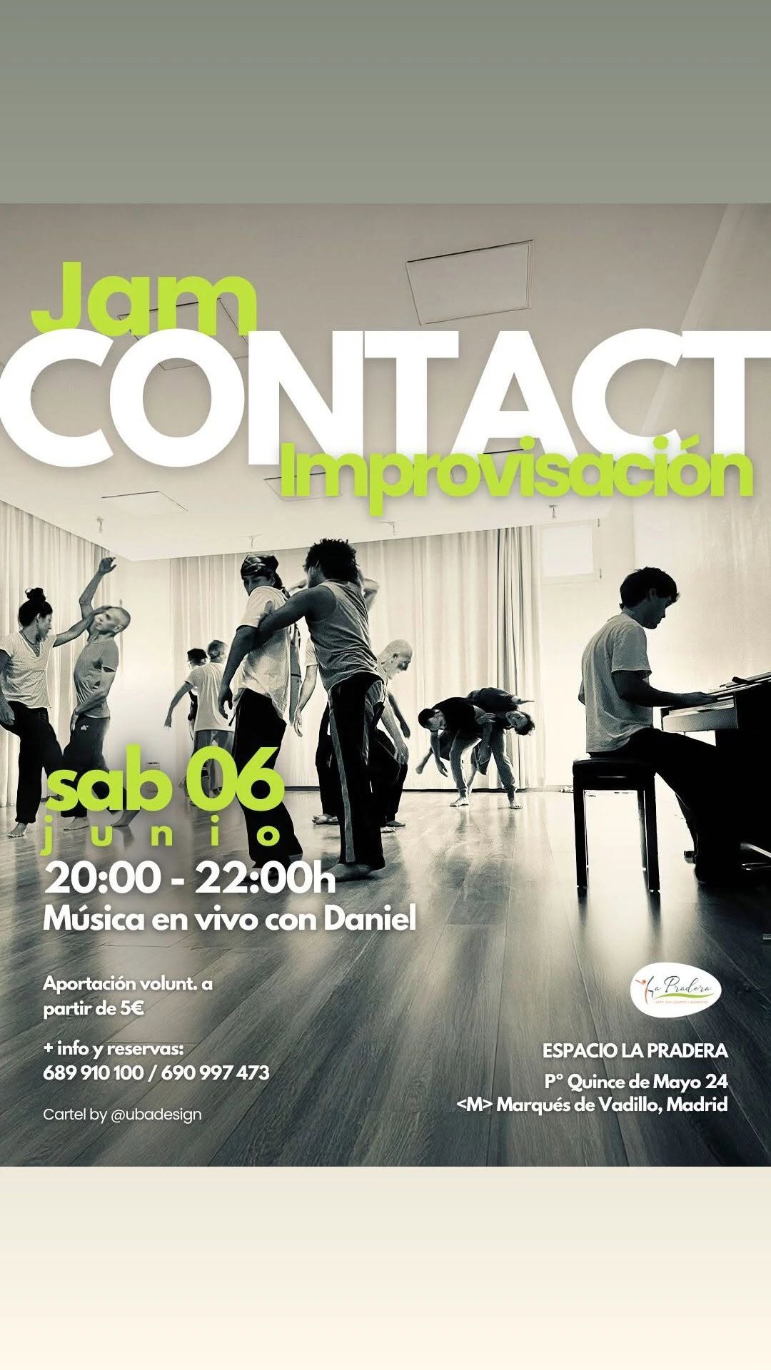 Jam Contact Impro con Música en vivo