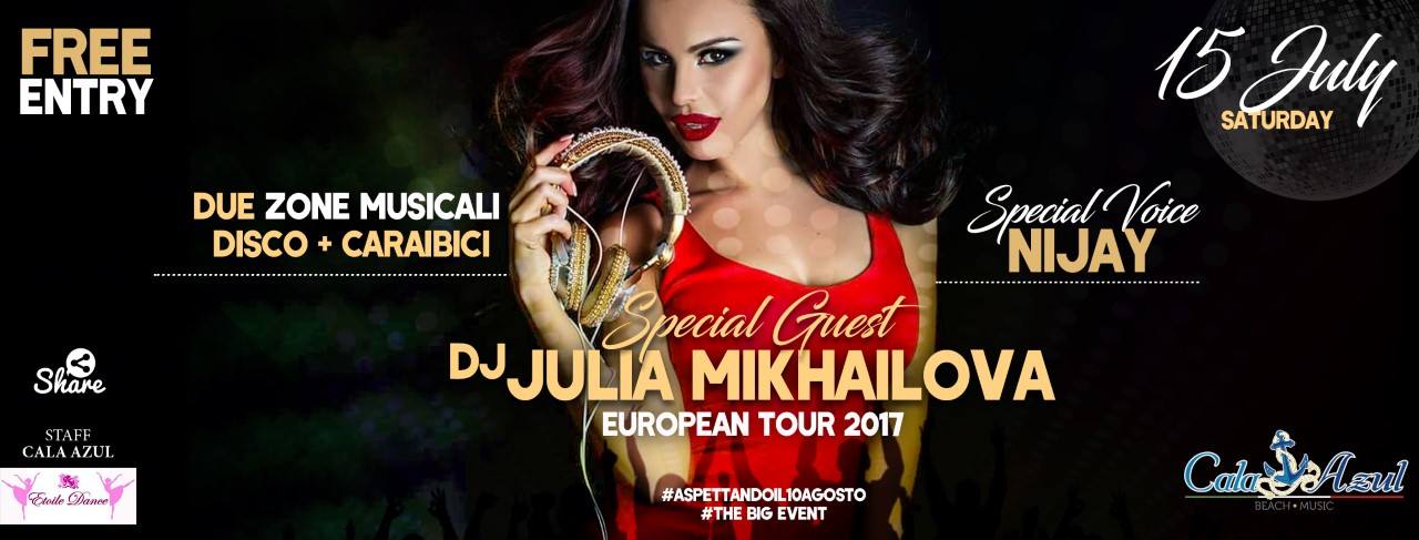 JULIA Mikhailova #EuropeanTour2017