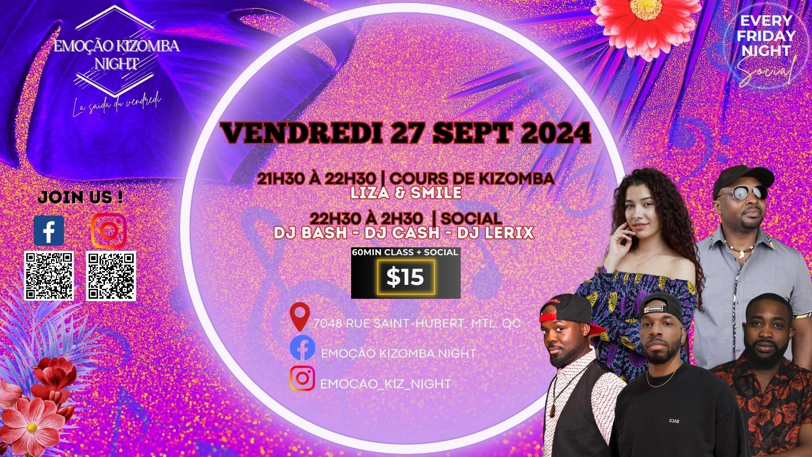 Emoção Kizomba Night, Your Friday Saïda!
