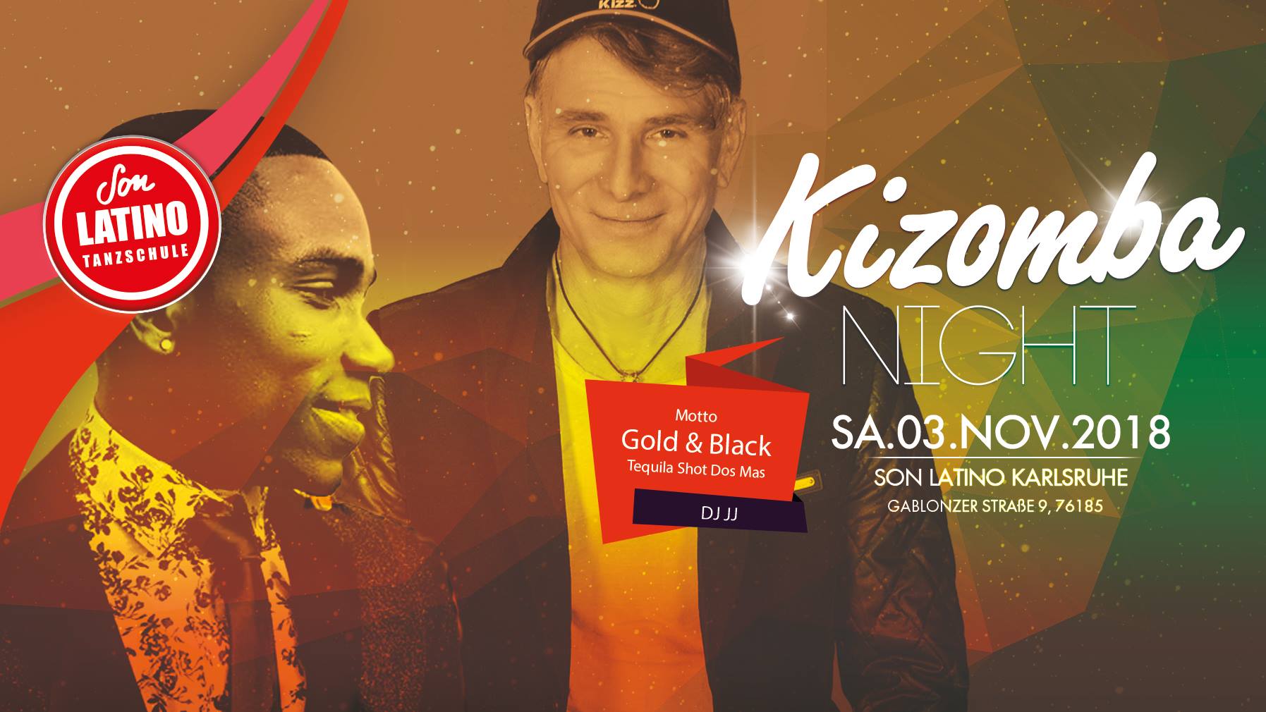 Kizomba Night ✺ Gold & Black Edition ✺ Urban Kizz Workshop