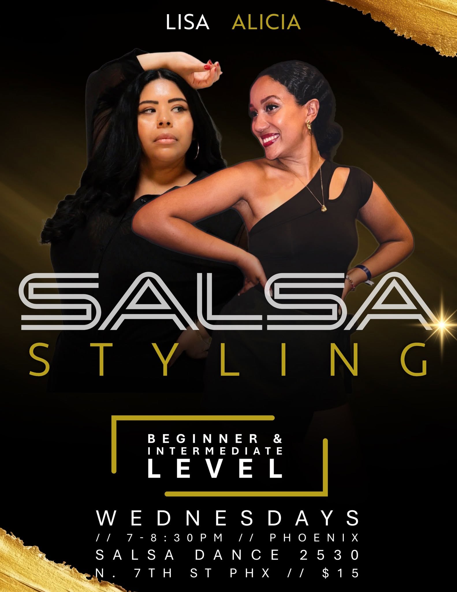 Wednesday Salsa Styling with Alicia & Lisa!