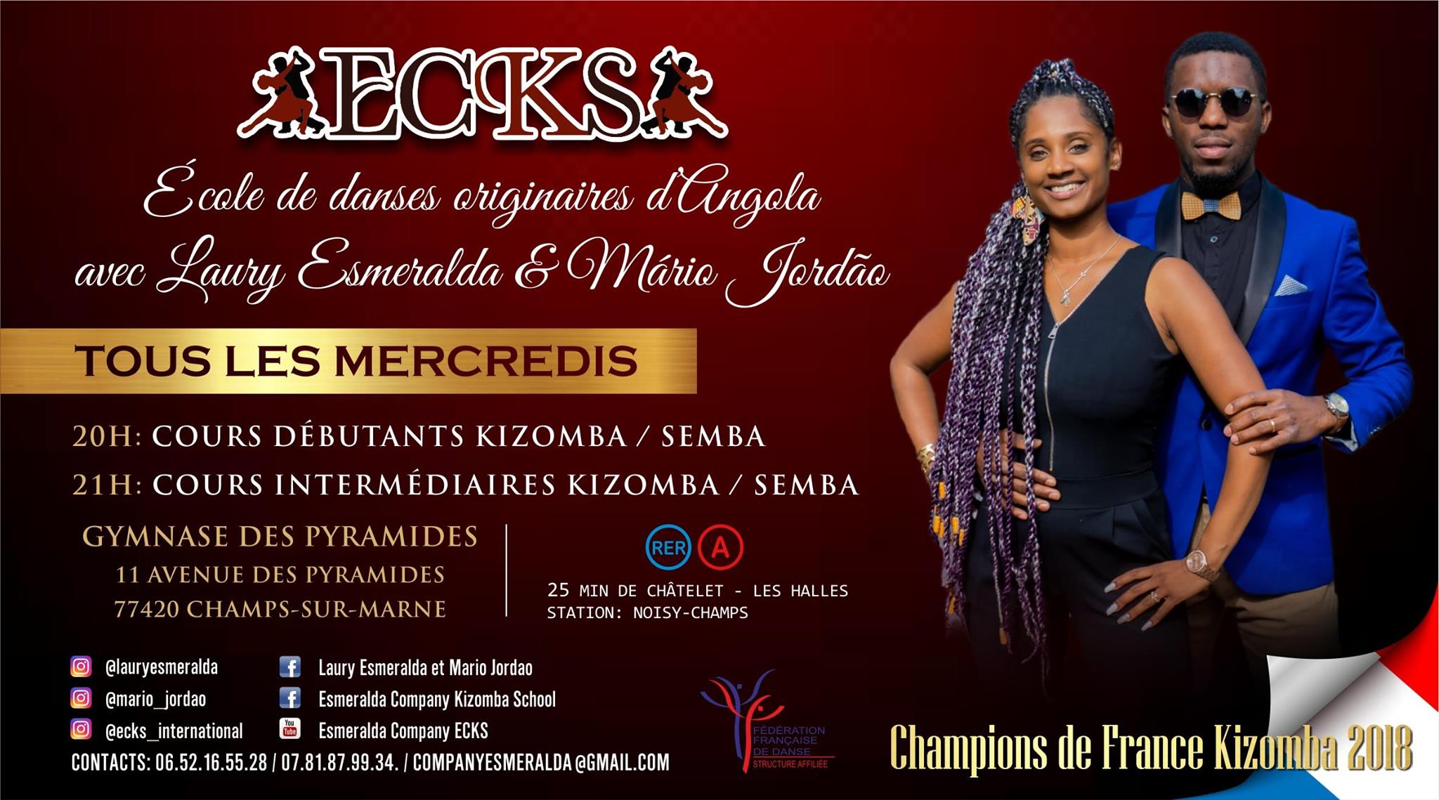 Cours De Kizomba & Semba Réguliers ECKS