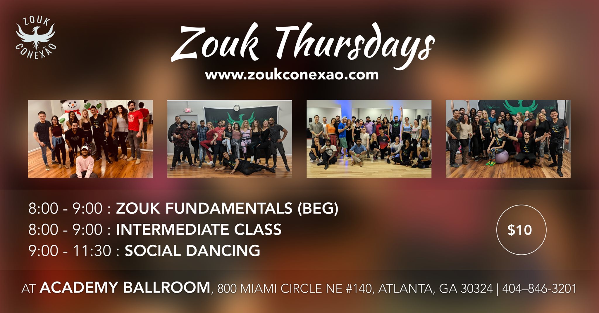 Brazilian Zouk Classes and Social