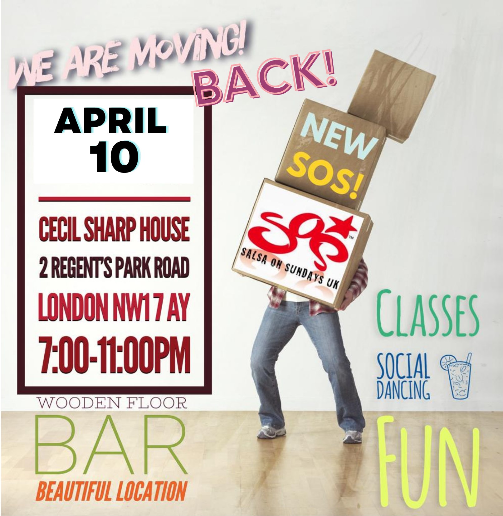 SOS IS MOVING BACK!