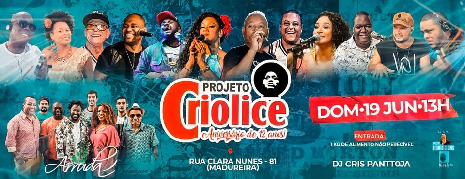 LISTA VIP l Projeto Criolice + Grupo Arruda