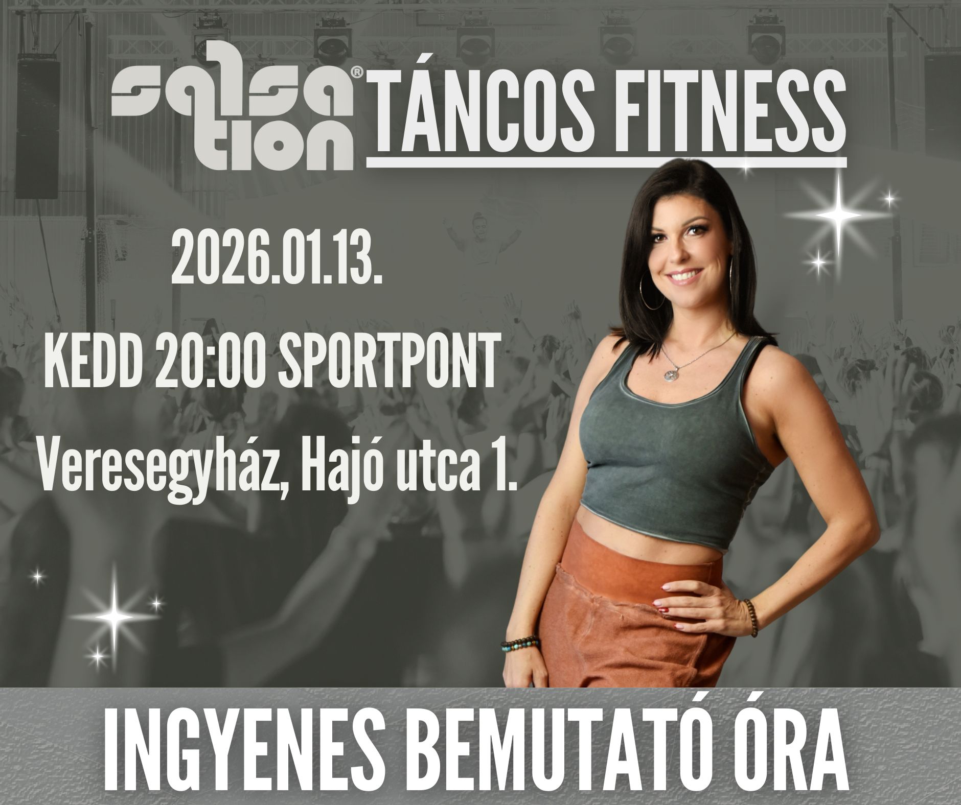 INGYENES SALSATION TÁNCOS FITNESS BEMUTATÓ ÓRA