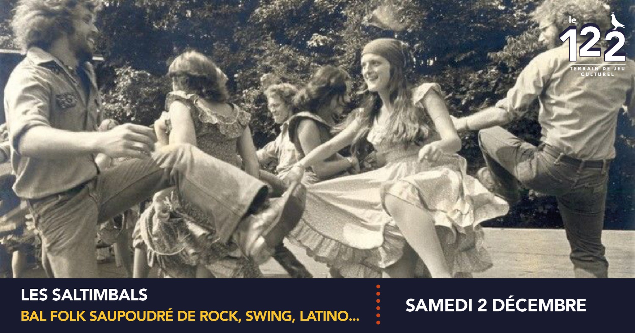 Les Saltimbals : bal folk saupoudré de rock, swing, latino... le 122