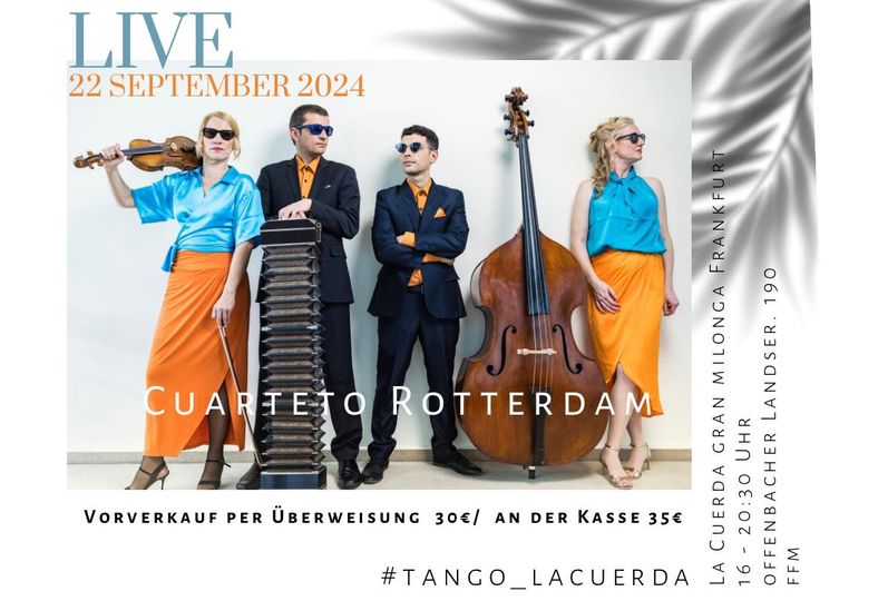 Cuarteto Rotterdam - La Cuerda, Gran Milonga in der Seilerei
