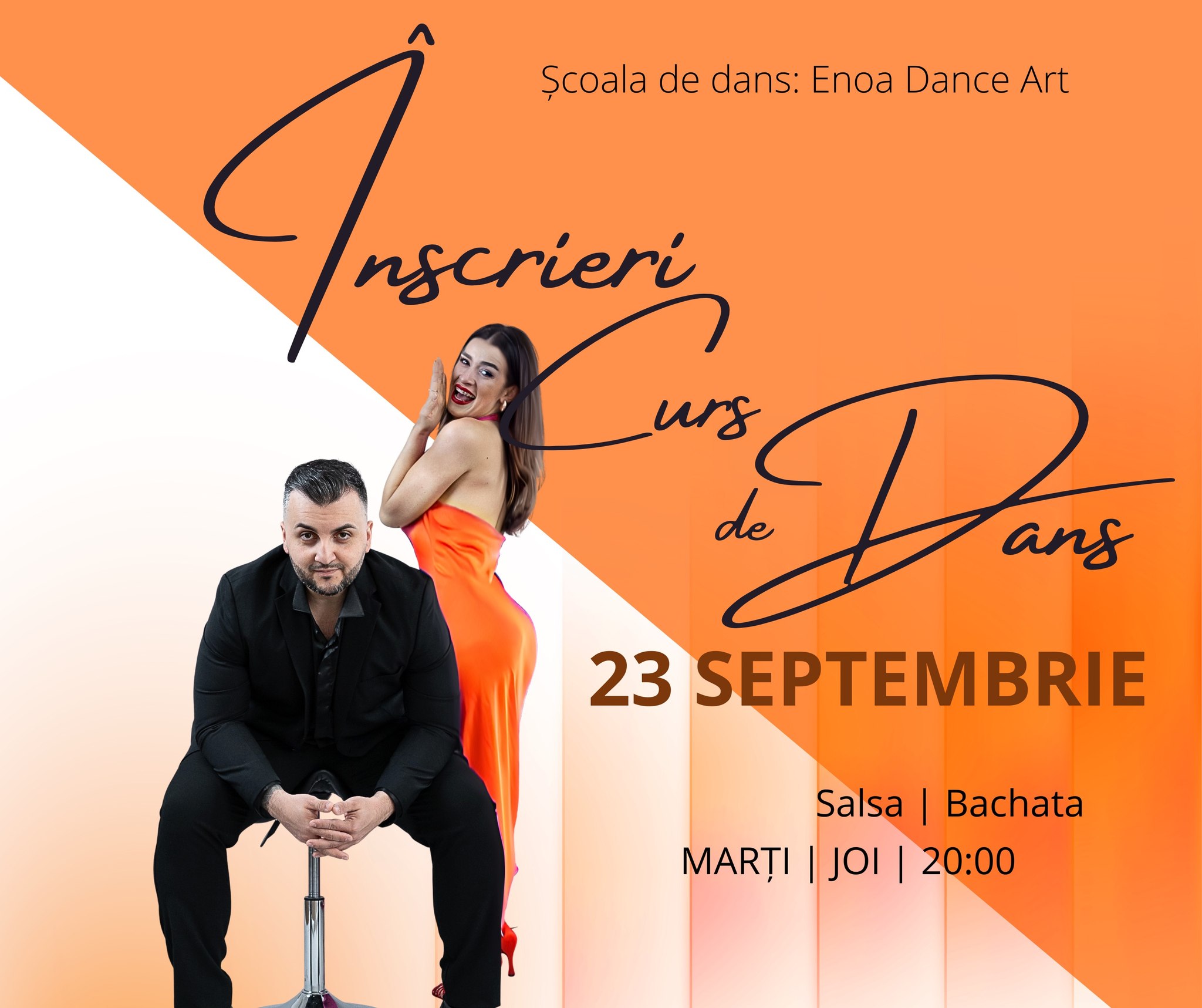 Curs de dans Salsa & Bachata nivel începator by Enoa Dance Art