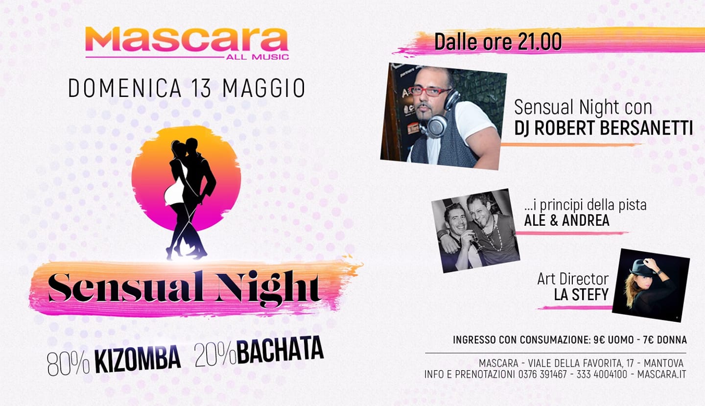 ULTIMA DOMENICA Sensual Night 13 Maggio 2018
