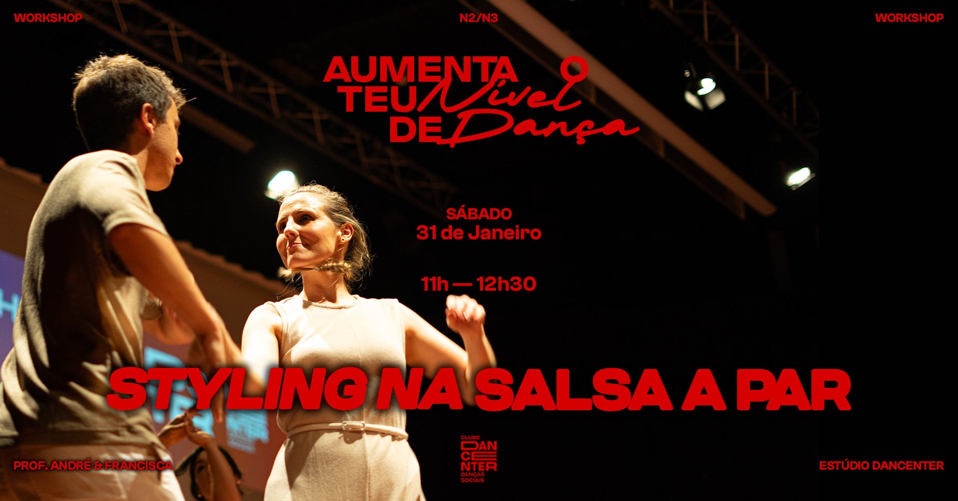 Workshop Styling na Salsa a Par N2 N3 Aumenta o Teu NΓvel de DanΓ§a