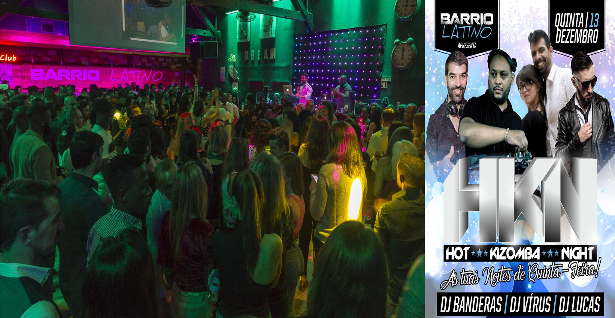 HOT Kizomba NIGHT Bday Dj Virus- Quinta 13 de Dezembro no Barrio