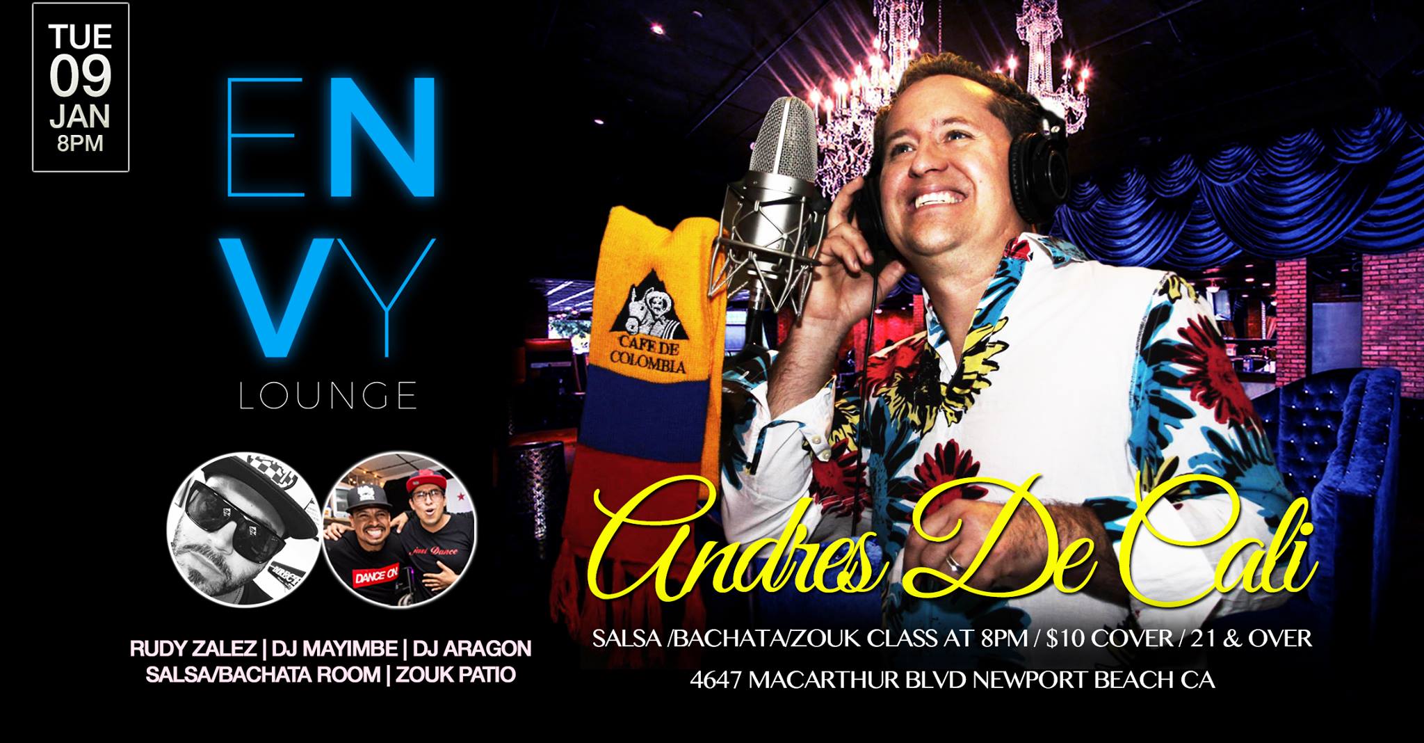 Andres De Cali at Envy ~ Jan 9th