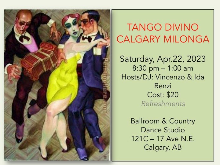Tango Divino Calgary Milonga