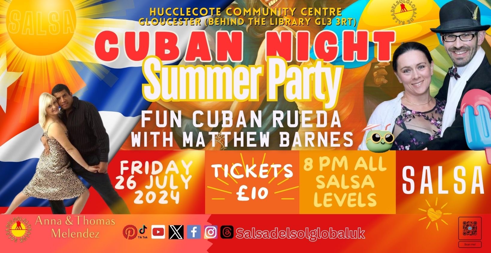 Rueda Special Summer Salsa Party Friday 26 July 2024