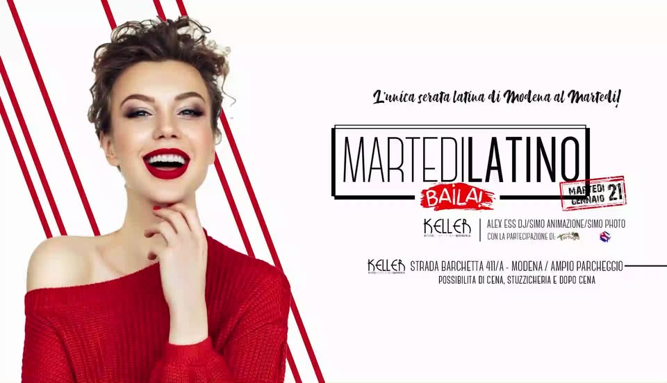 21 1 Martedì Latino al Keller Ristorante & Birreria Modena