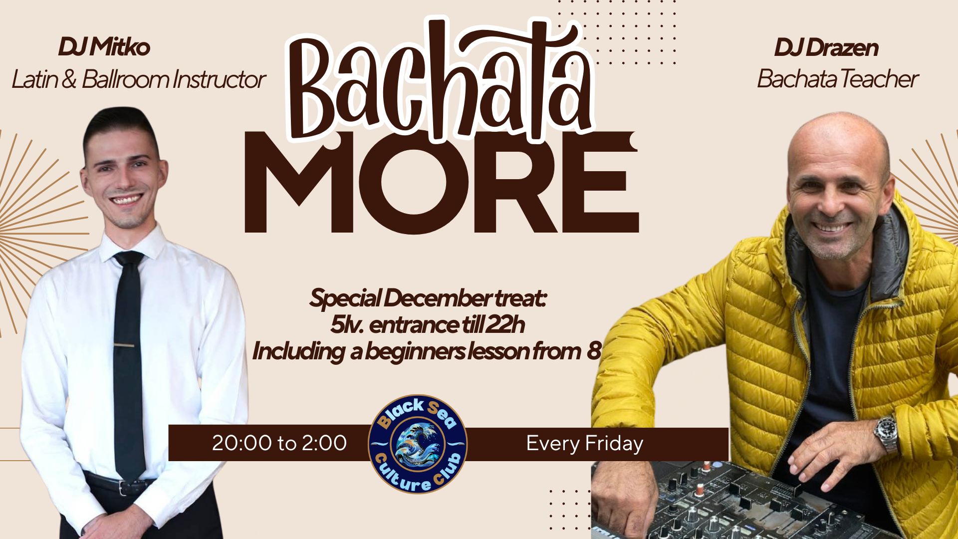 🇧🇬 🎉 MORE Bachata Петък вечер с Mitko& Drazen! 💥