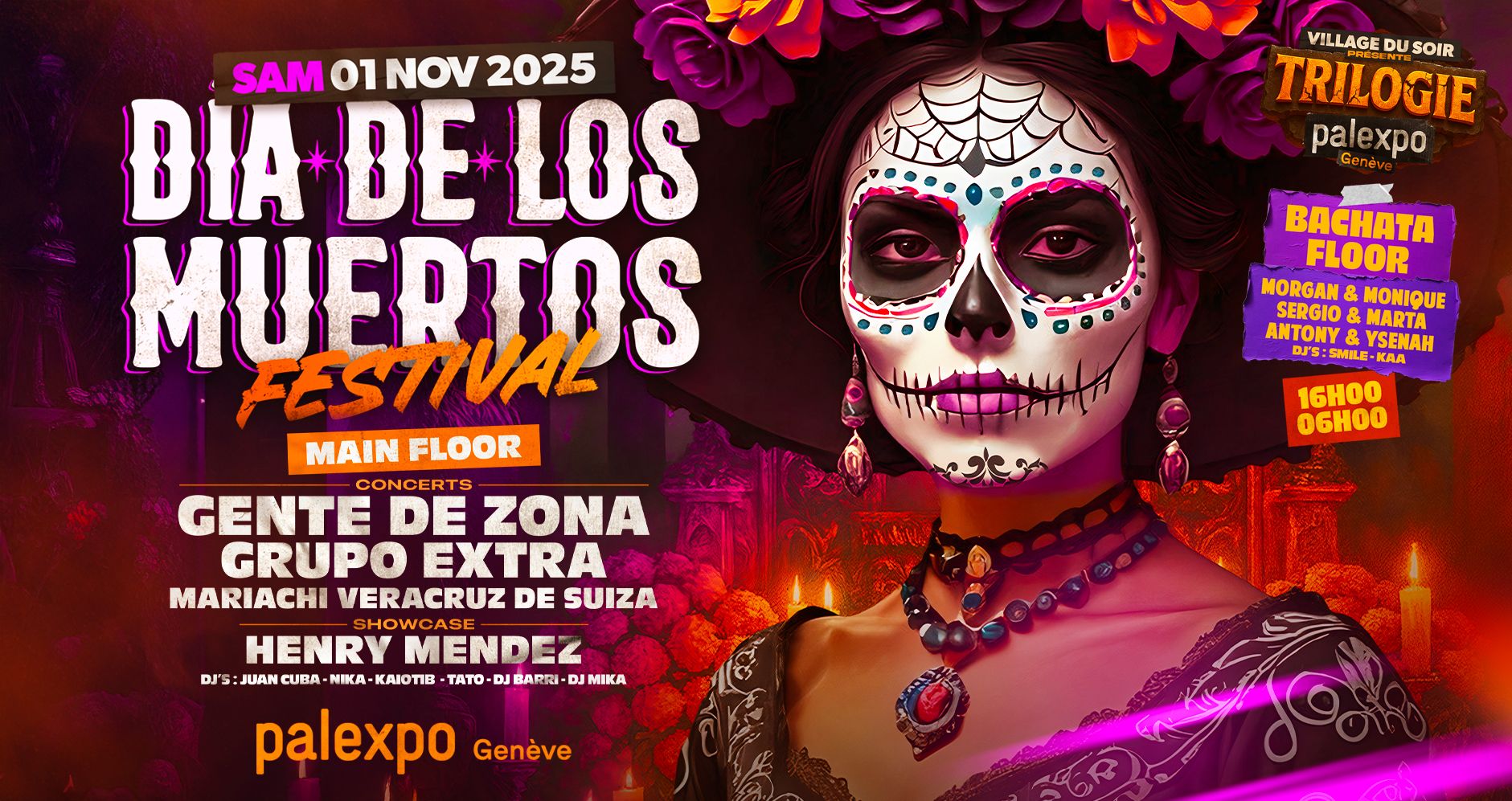 DIA DE LOS MUERTOS FESTIVAL ๐บ๐๐ธ PALEXPO Genรจve