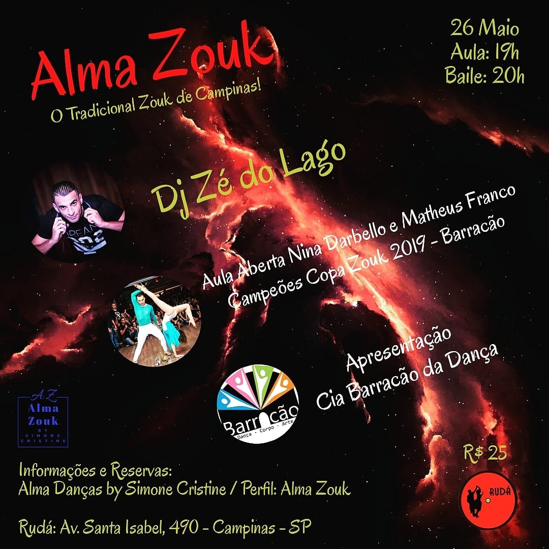 Alma Zouk - 26.05.19 - Dj Zé Do Lago