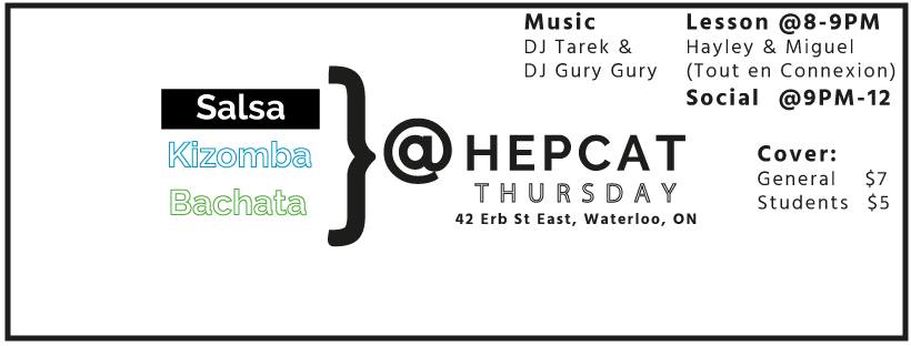 Salsa Bachata Kiz Thursdays at Hepcats