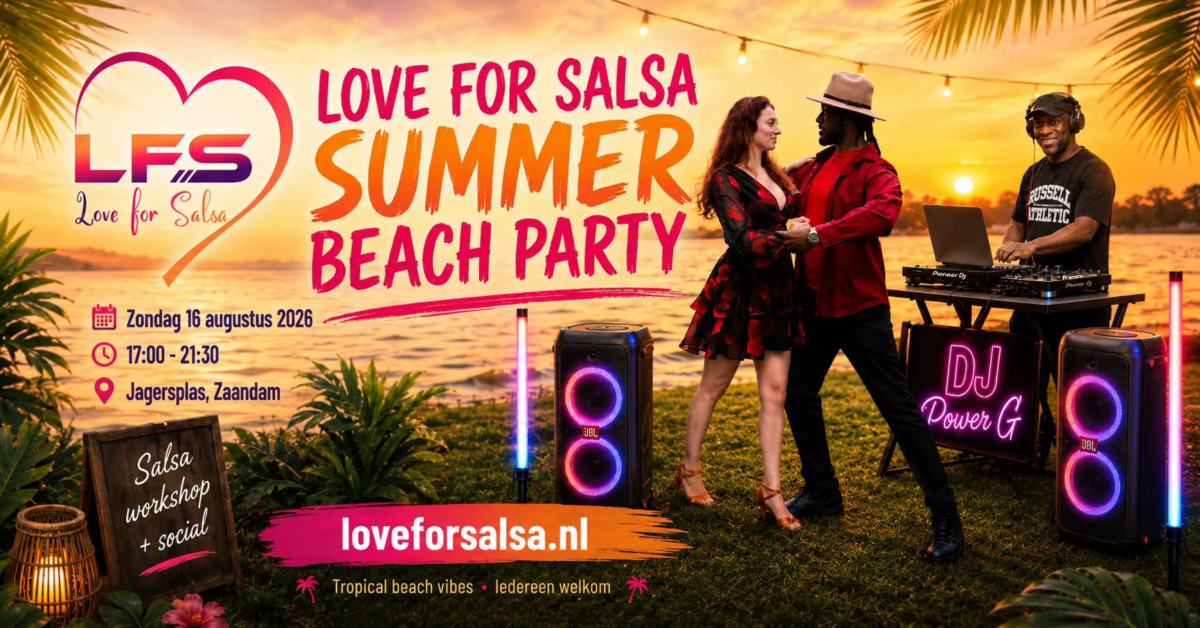 ☀️ LOVE FOR SALSA SUMMER BEACH PARTY 🌴💃