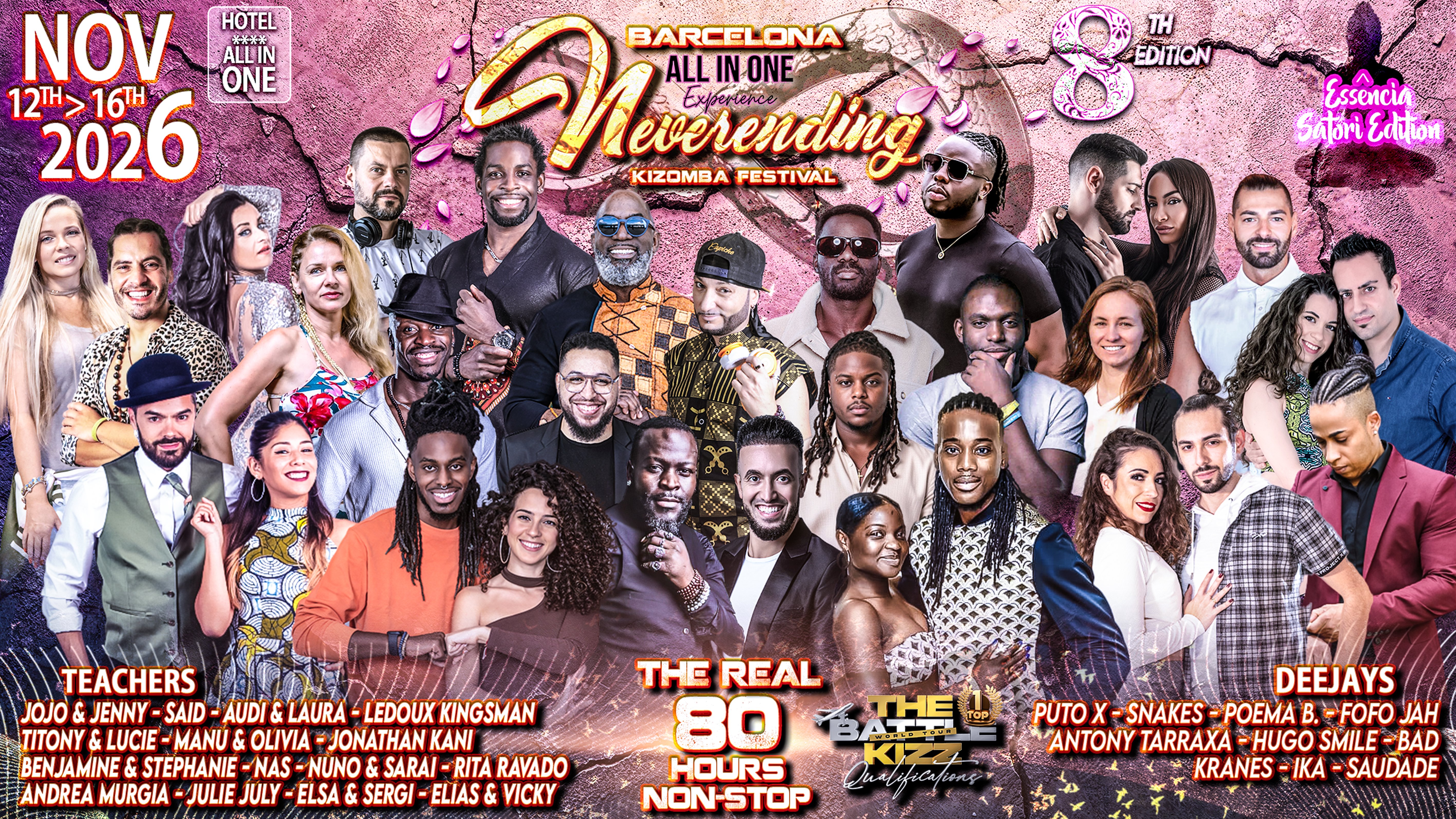 Neverending Kizomba Festival BARCELONA 2026 - 8th Ed.