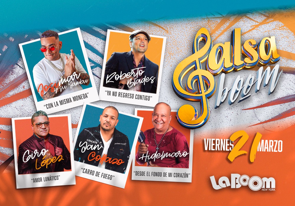 SalsaBoom! W Josimar Roberto Blades Giro Hidelmaro Yan Coyazo