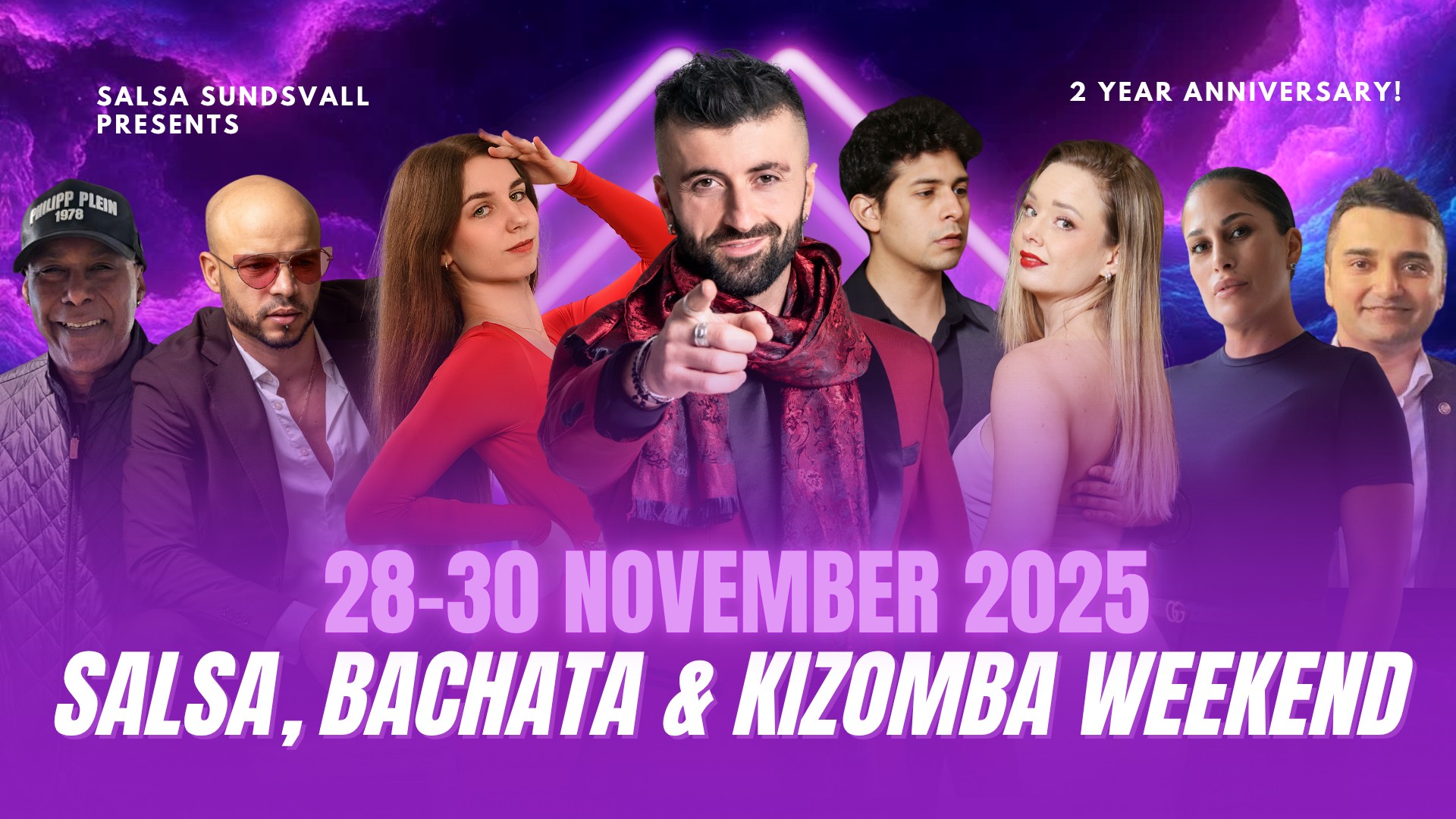 Salsa & Bachata Weekend i Sundsvall• Nov 28-30 2025