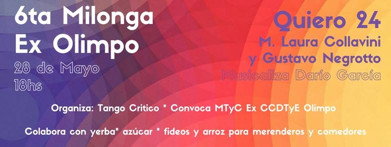 6ta Milonga en Ex Olimpo