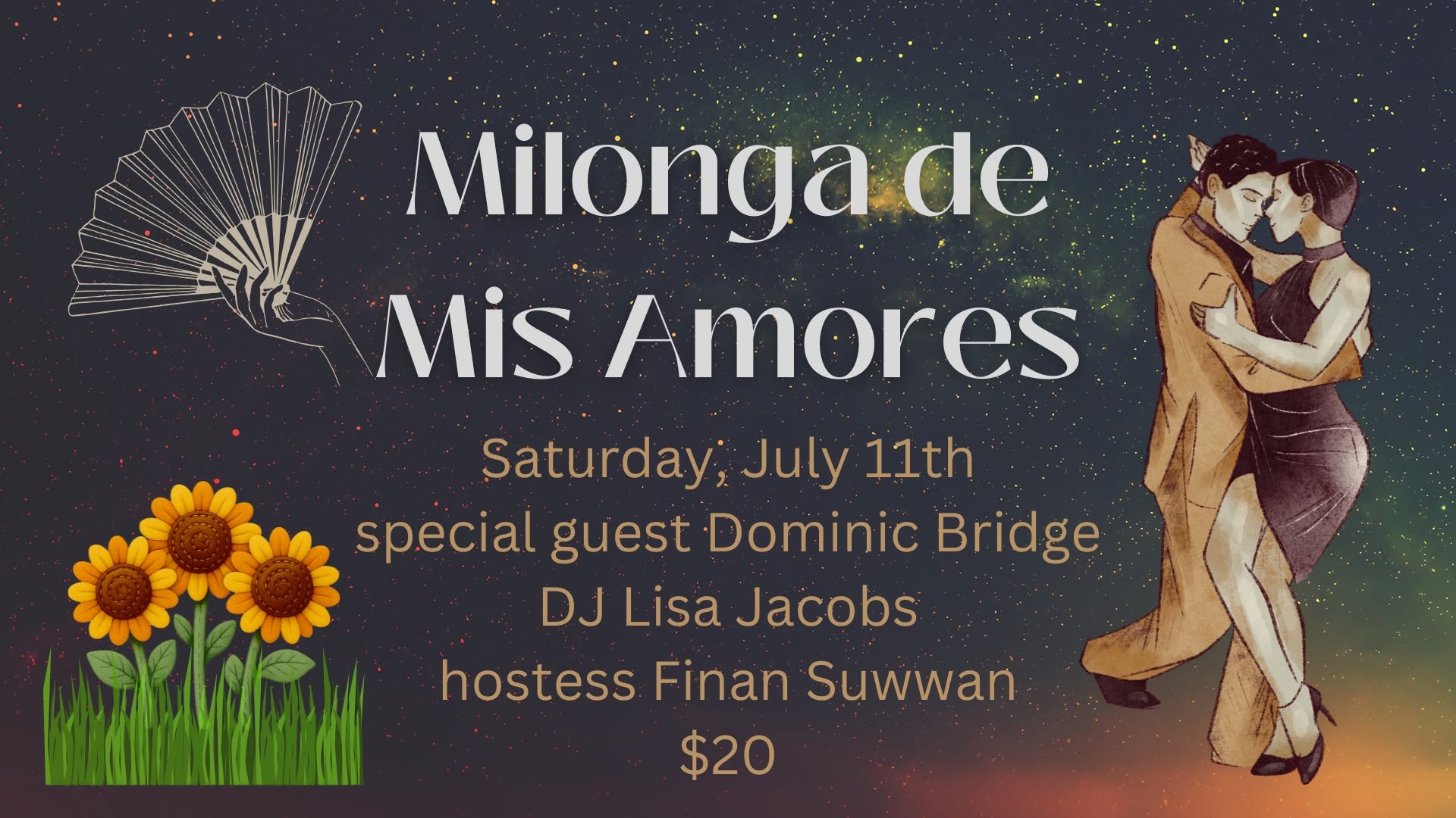 Milonga de Mis Amores w special guest Dominic Bridge