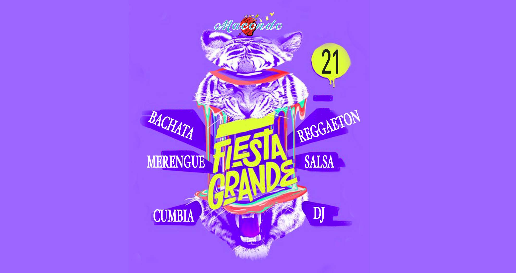 The real and authentic Latin party in Macondo