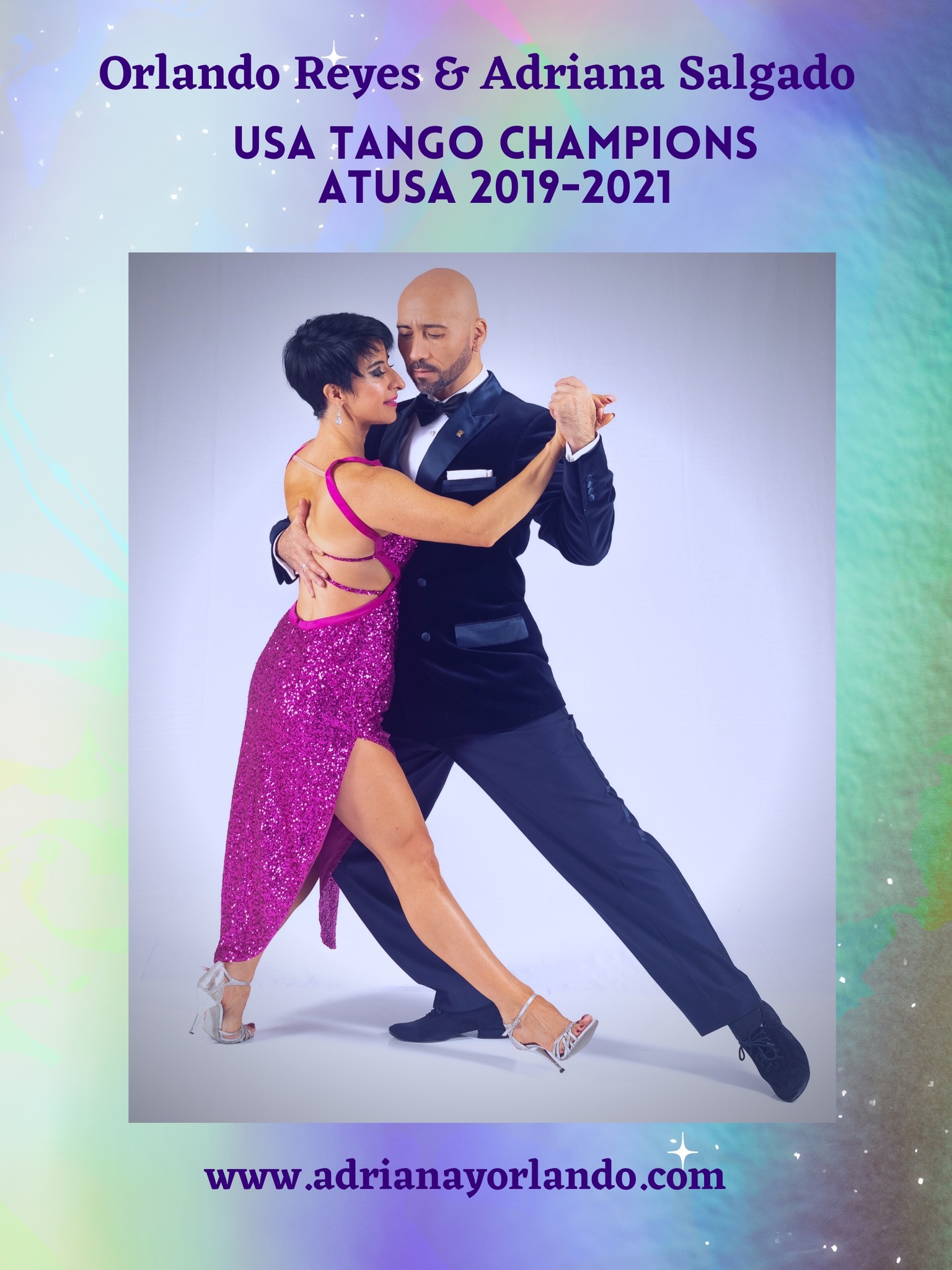 Tango Weekend with Orlando Reyes & Adriana Salgado, US Champions-classes, performance, milongas