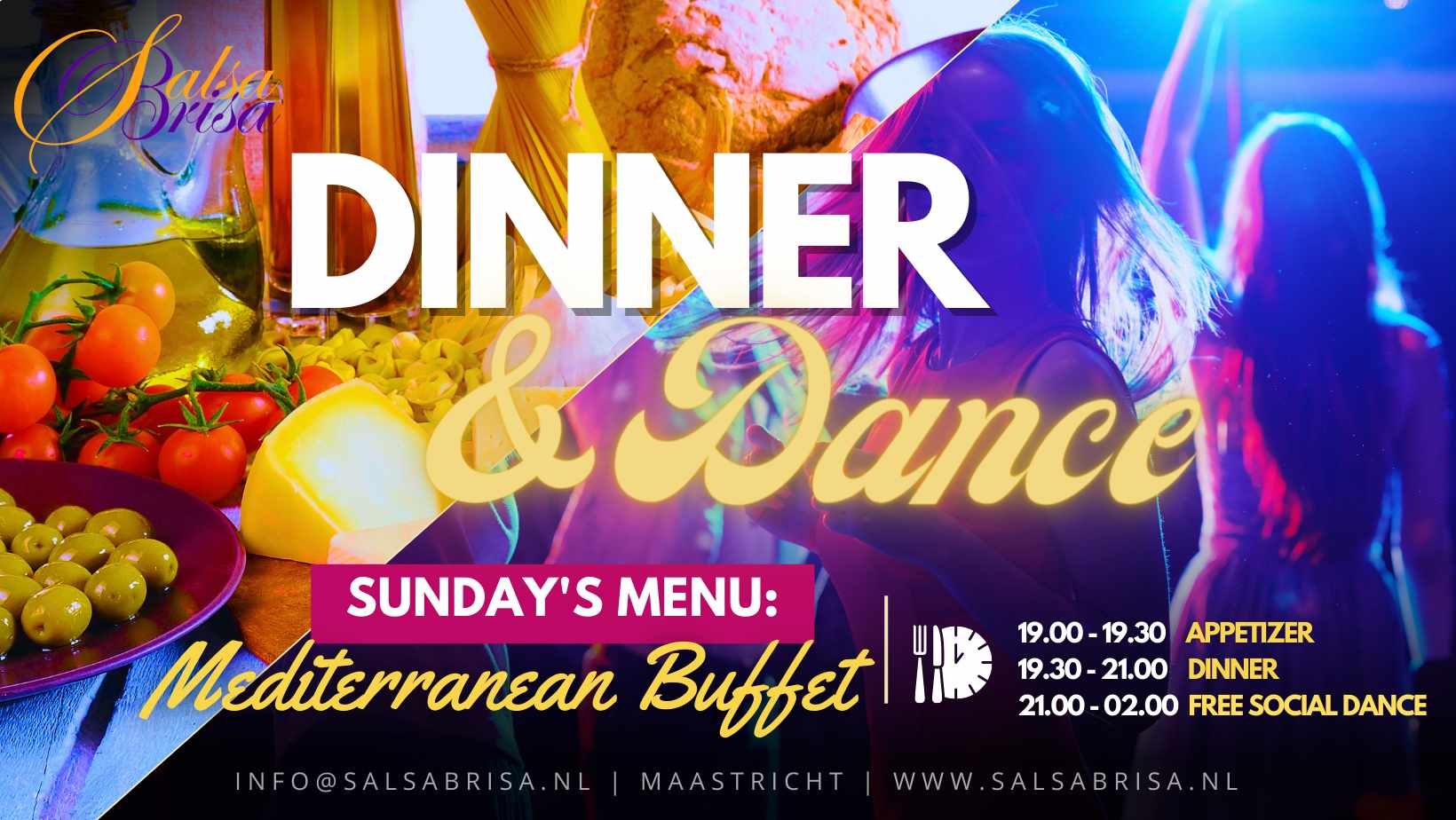 Dinner & Dance Mediterranean Buffet I DJ Black π§
