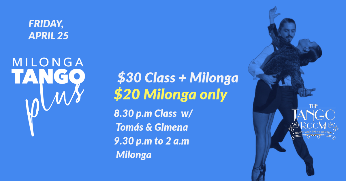 Milonga Tango Plus @ Tango Room!