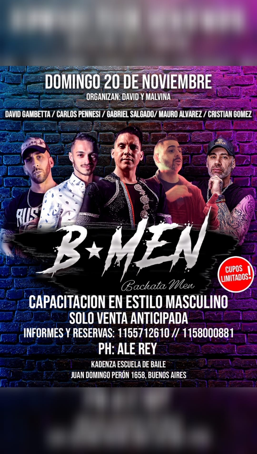 ⭐Bmen 2.0⭐ 20 11 Capacitación en Bachata Estilo Masculino