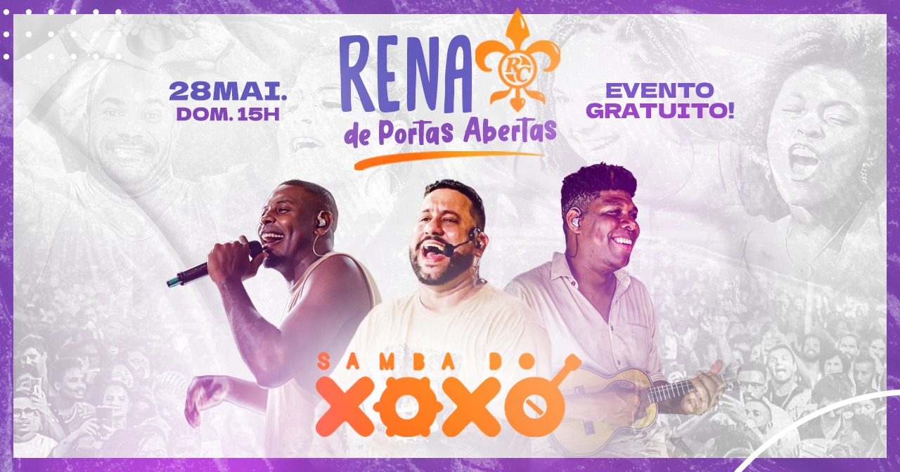 RENA DE PORTAS ABERTAS - SAMBA DO XOXÓ E CONVIDADOS - DOM 28 05 15 H - GRATUITO