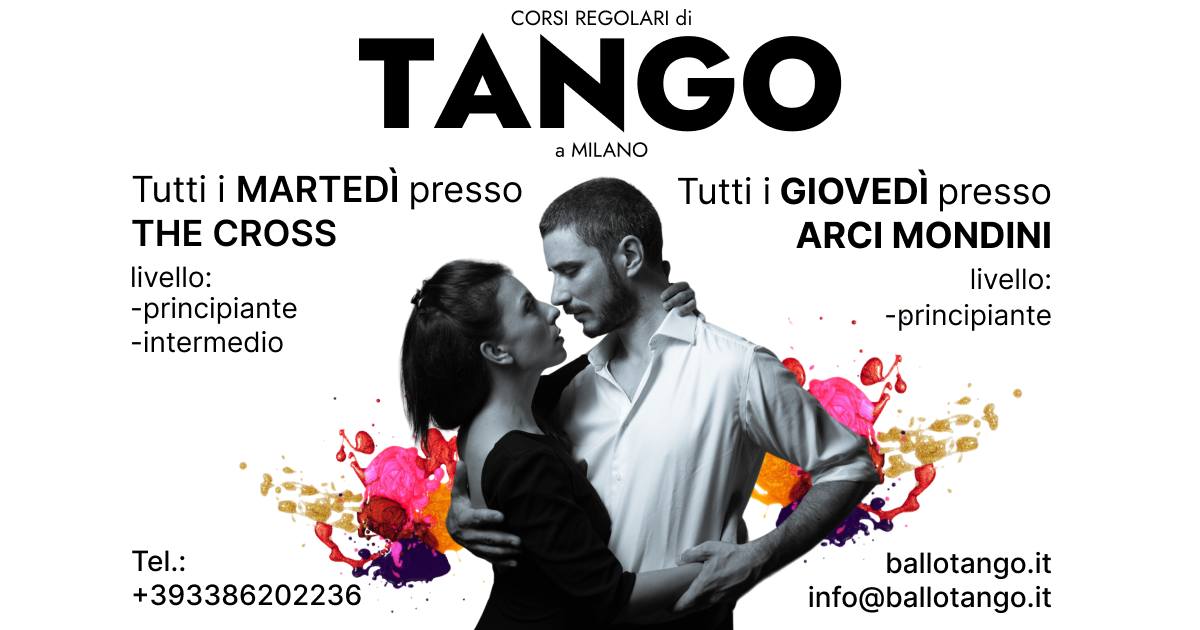 Nuovi corsi di TANGO ARGENTINO con Luciana Muzio e Carlo Feller