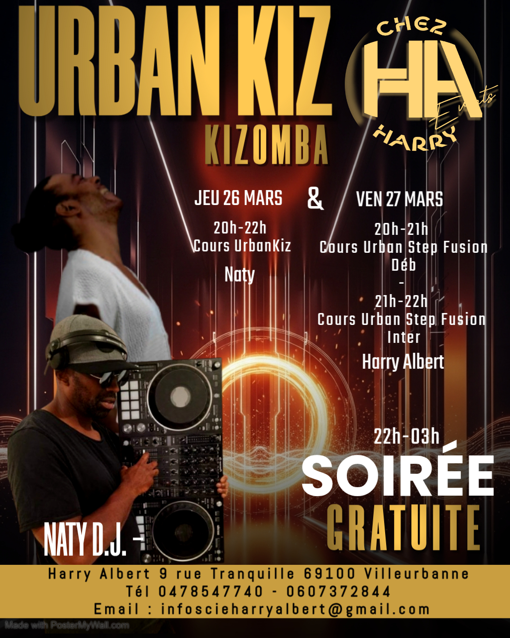 DOUBLES SOIREES KIZ & COURS